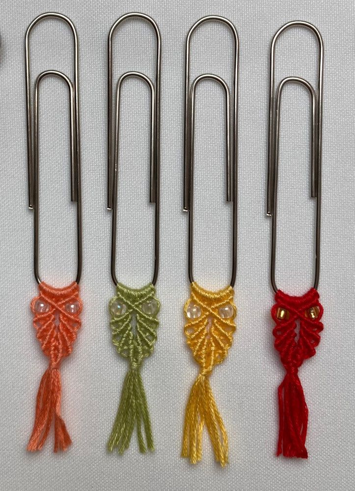 Macrame Owl | Paperclip Bookmark