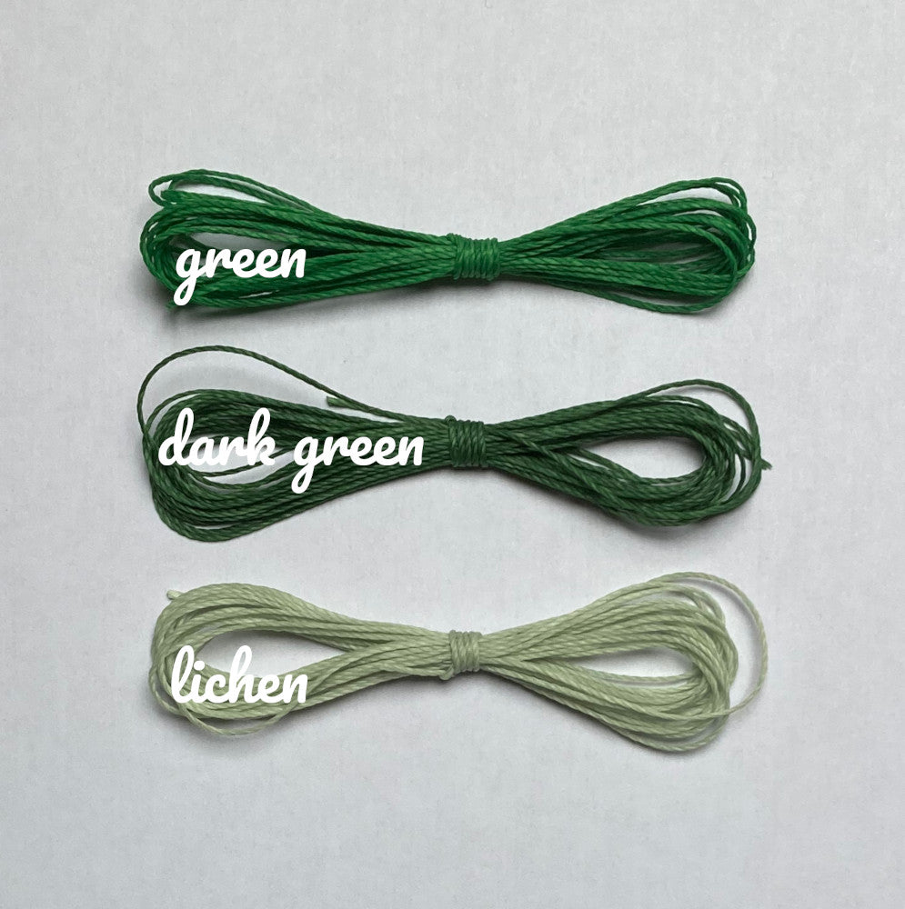 The Greens | DYI 0.75mm Waxed Cord