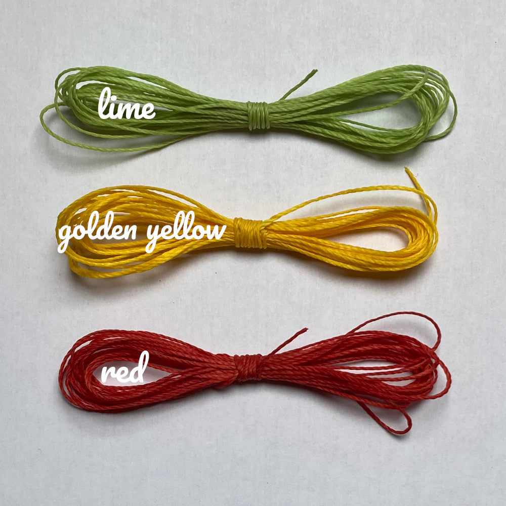 Multicolor | DYI 0.75mm Waxed Cord