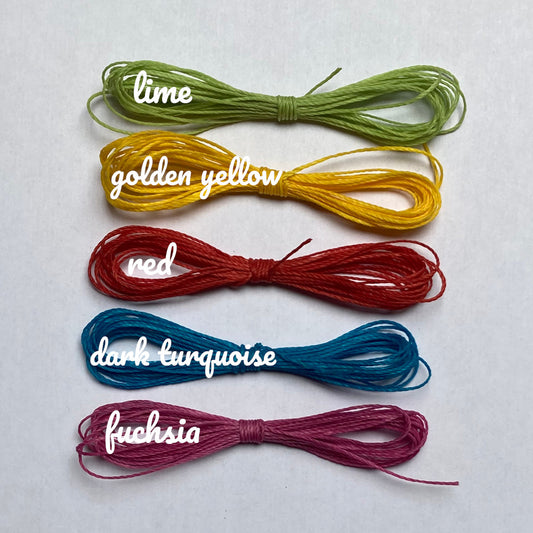 Multicolor | DYI 0.75mm Waxed Cord